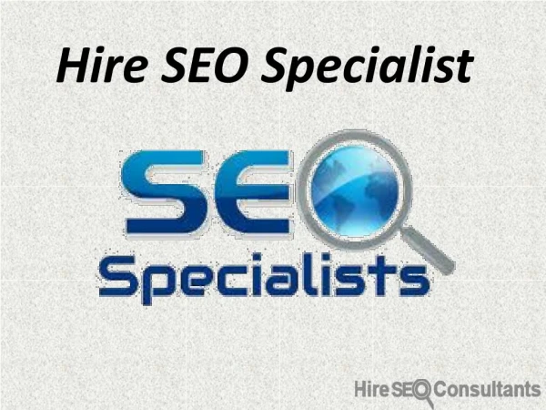 Hire SEO Specialist