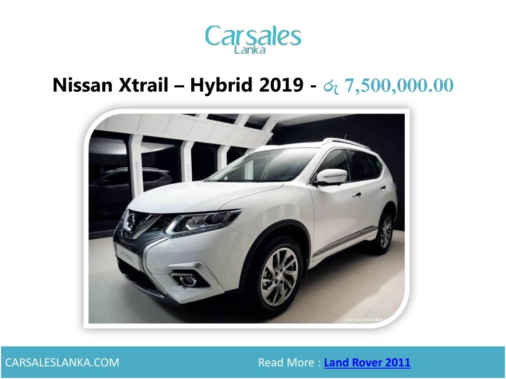 nissan xtrail hybrid 2019 7 500 000 00