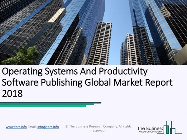 operating operating systems and productivity