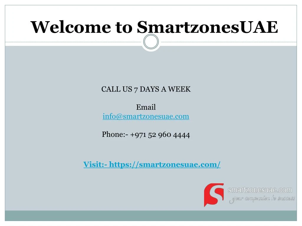 welcome to smartzonesuae