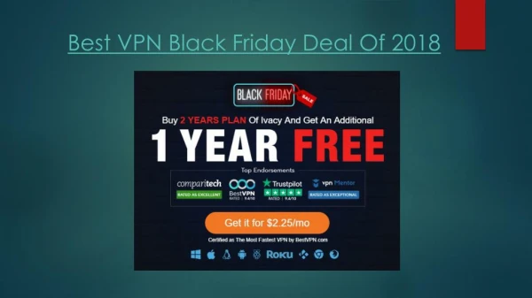 Best VPN Black Friday Deal Of 2018 - Ivacy