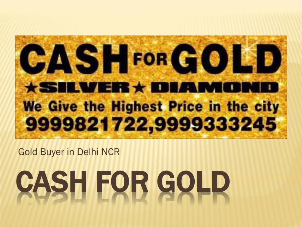 gold buyer in delhi ncr