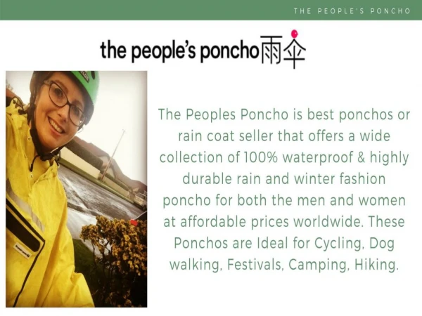 Buy Waterproof Camouflage Poncho - The People's Poncho