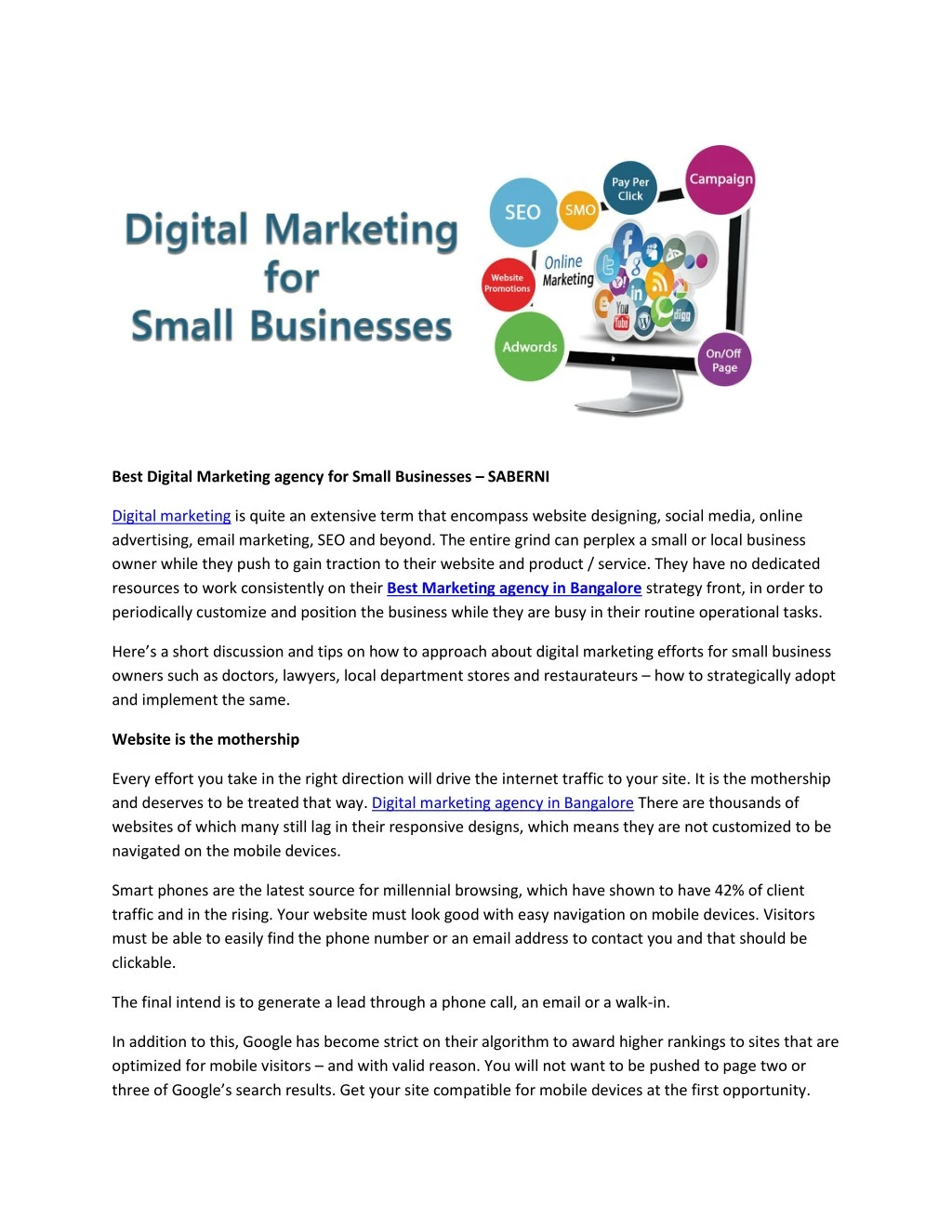 best digital marketing agency for small