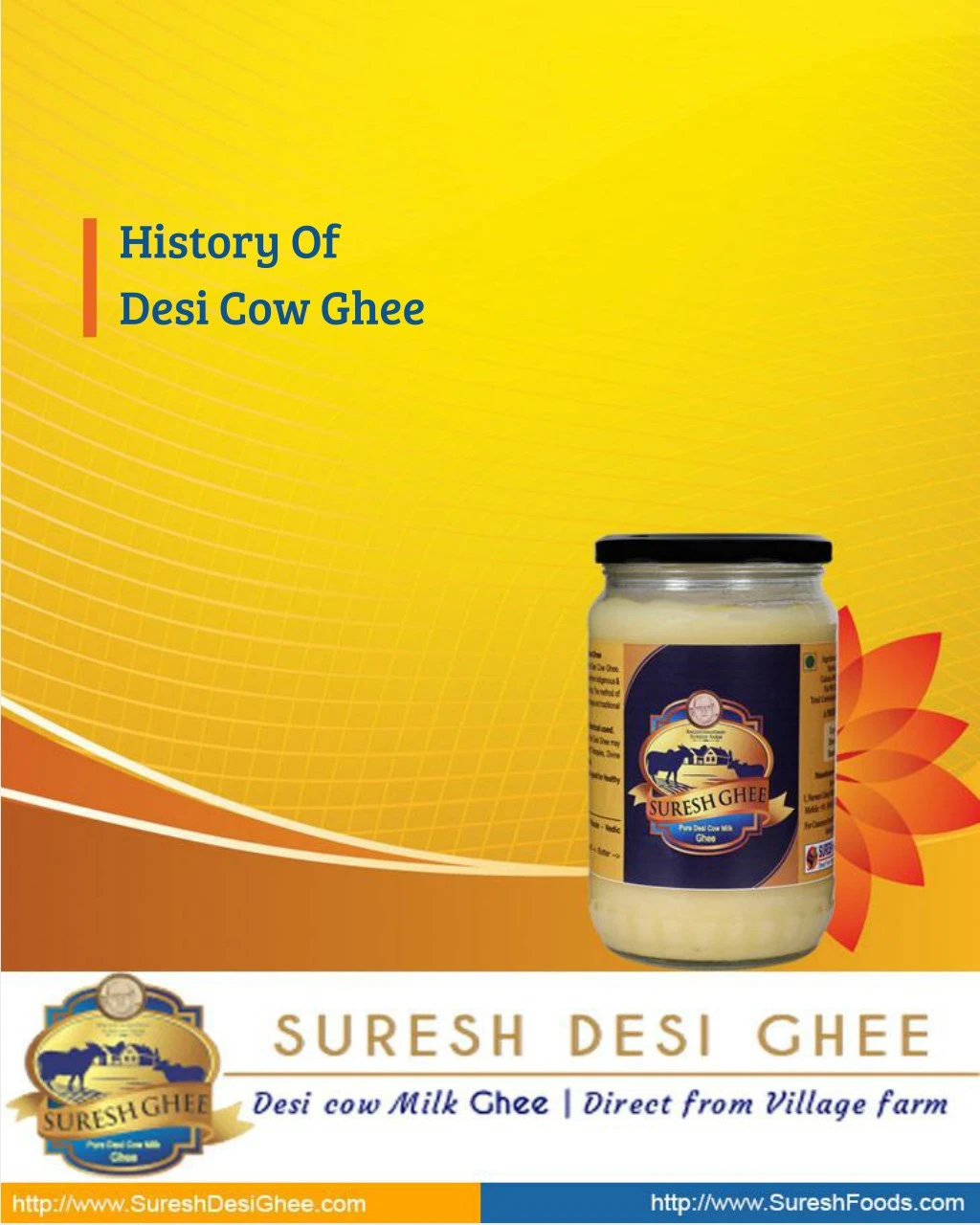 history of desi cow ghee