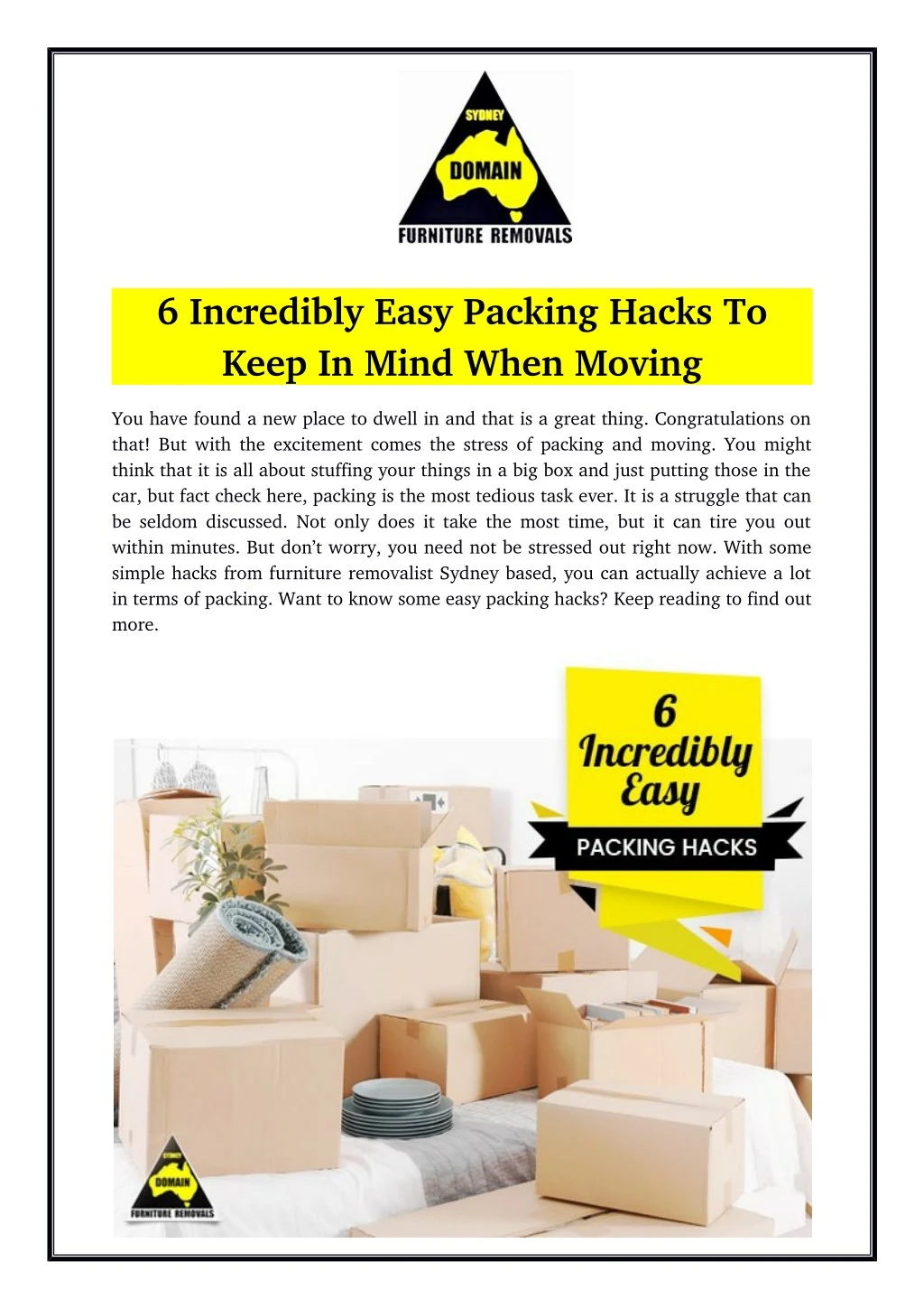 6 incredibly easy packing hacks to keep in mind