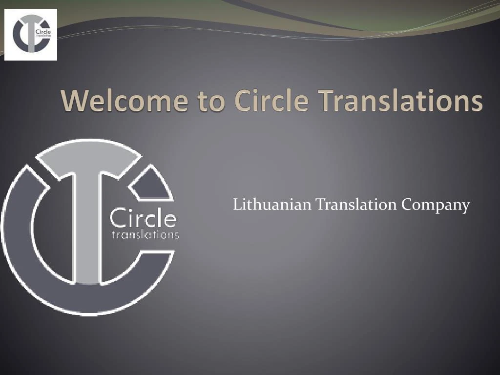 welcome to circle translations