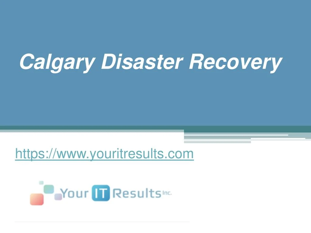 calgary disaster recovery
