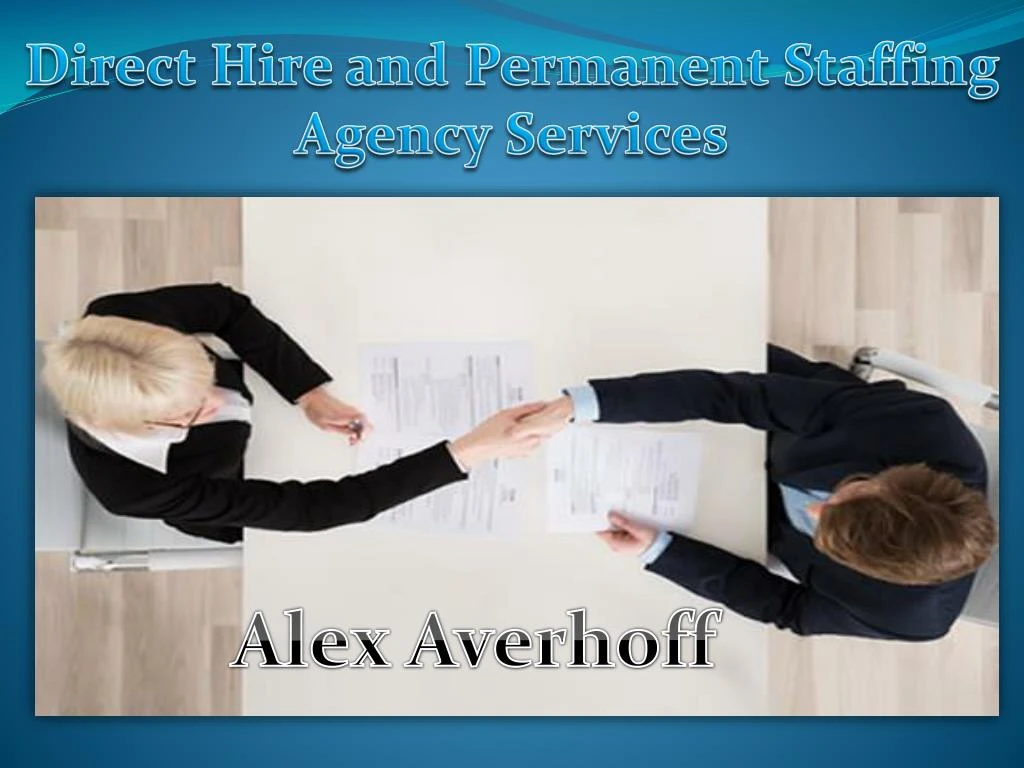 direct hire and permanent staffing agency services