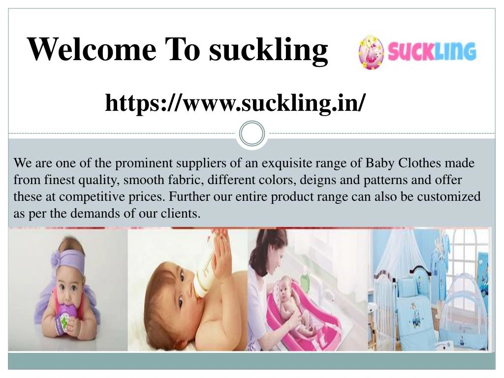 welcome to suckling