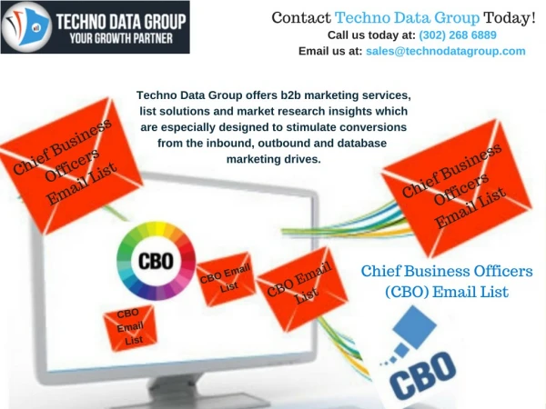 CBO Email Lists | CBO Mailing Lists | CBO Email Database