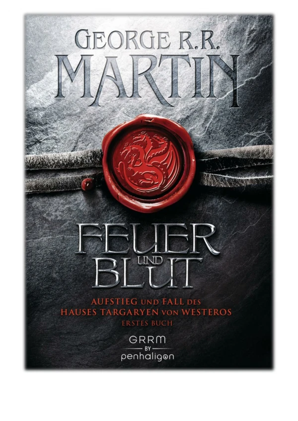 [PDF] Free Download Feuer und Blut - Erstes Buch By George R.R. Martin