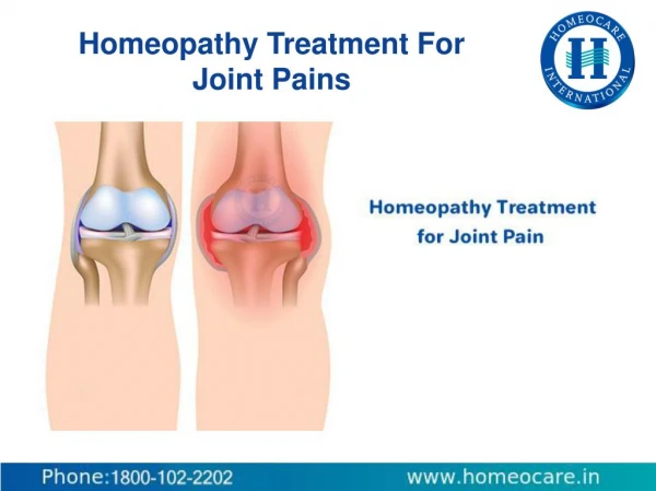 Homeopathy Treatment For Joint Pains Jubileehills