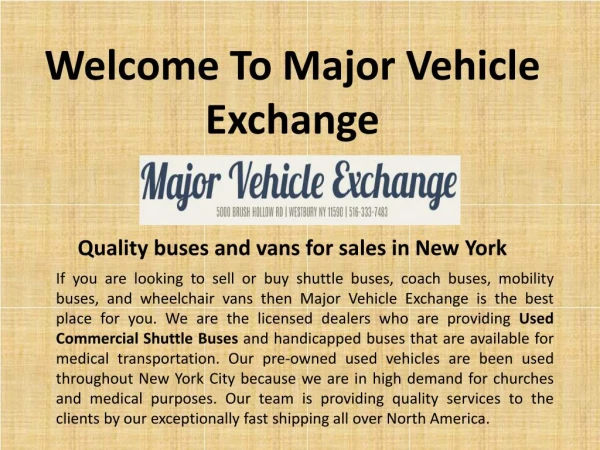 Used Shuttle Bus For Sale - Used-buses.com