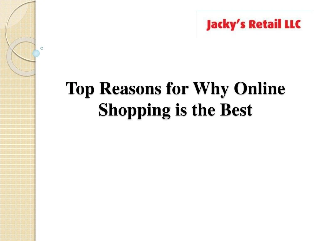top reasons for why online shopping is the best