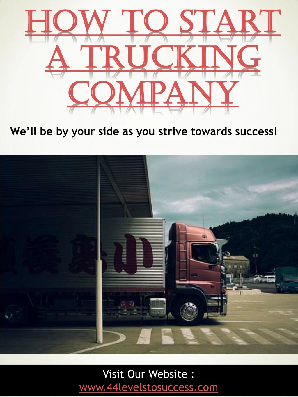 how to start how to start a trucking a trucking