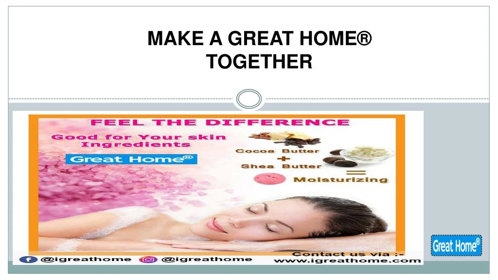 make a great home together