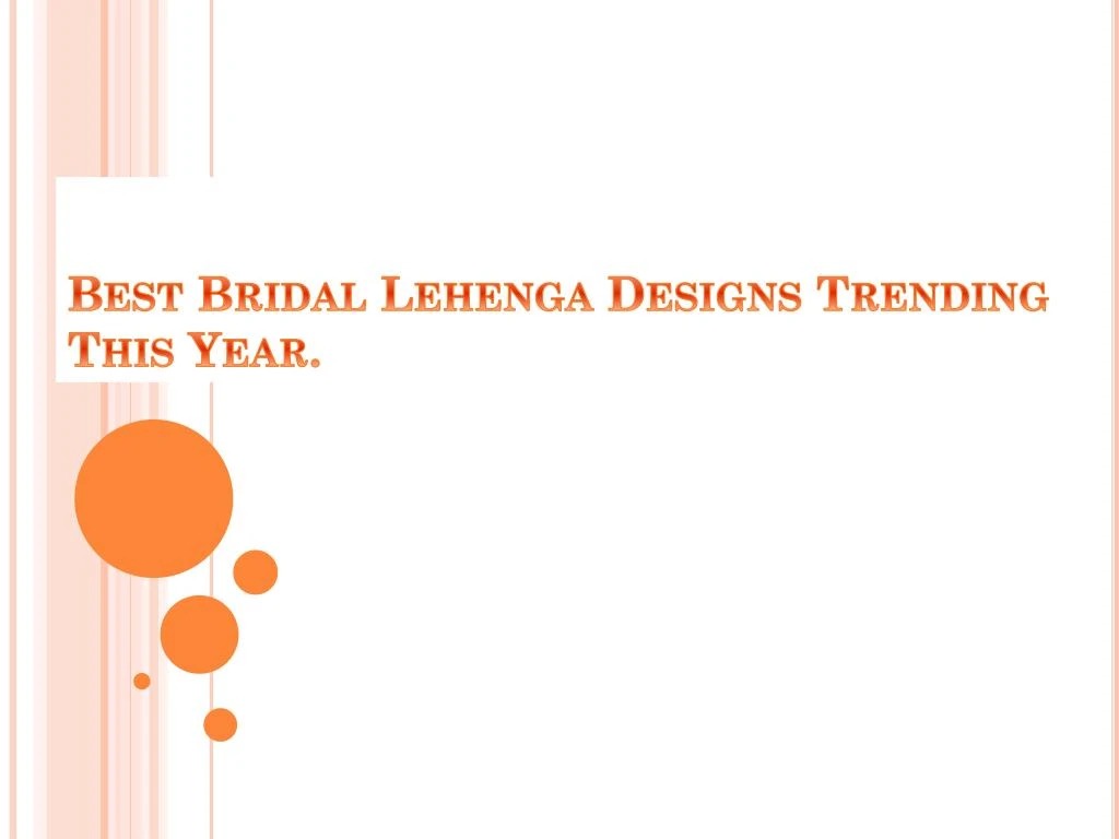 best bridal lehenga designs trending this year