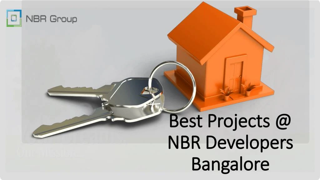 best projects @ nbr developers bangalore