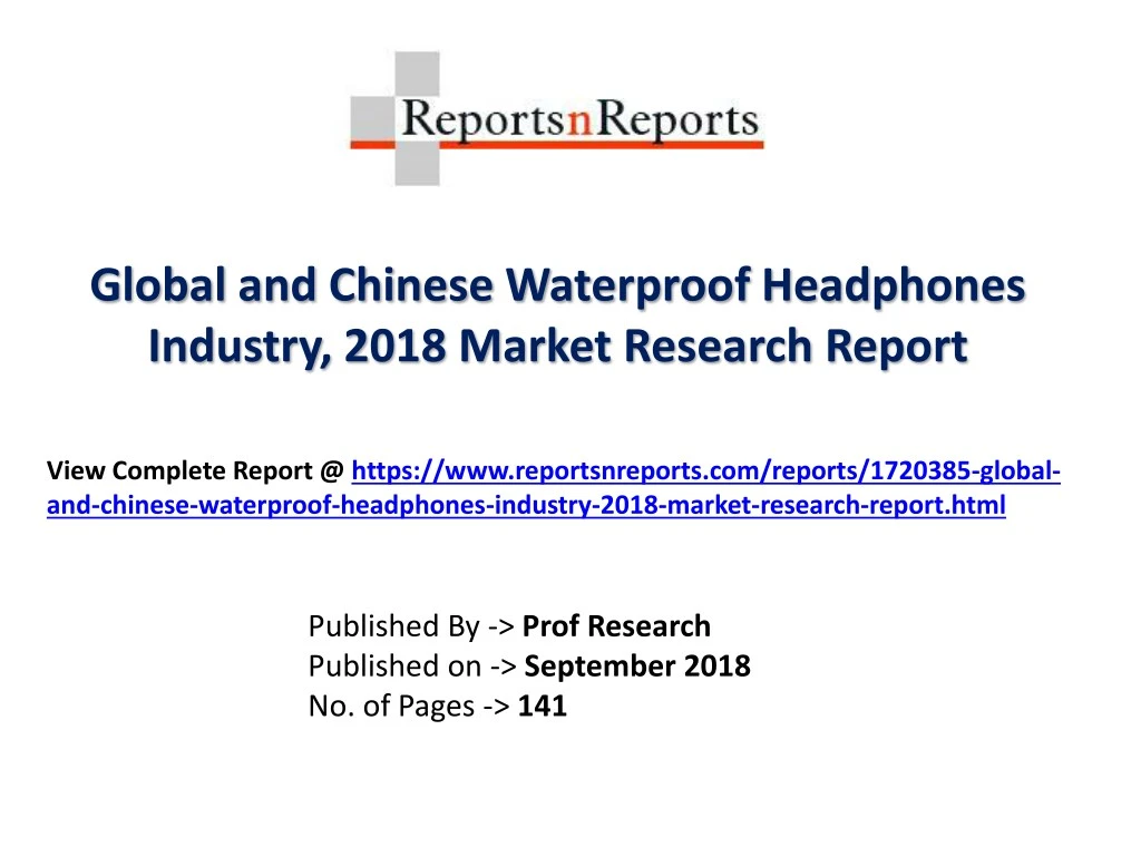 global and chinese waterproof headphones industry