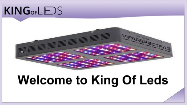 Optic 1 COB LED Grow Light 54W 3500k COB | kingOfLeds