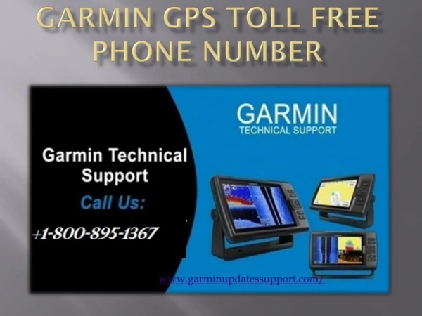1-800-895-1367 Garmin GPS Toll Free Support Number