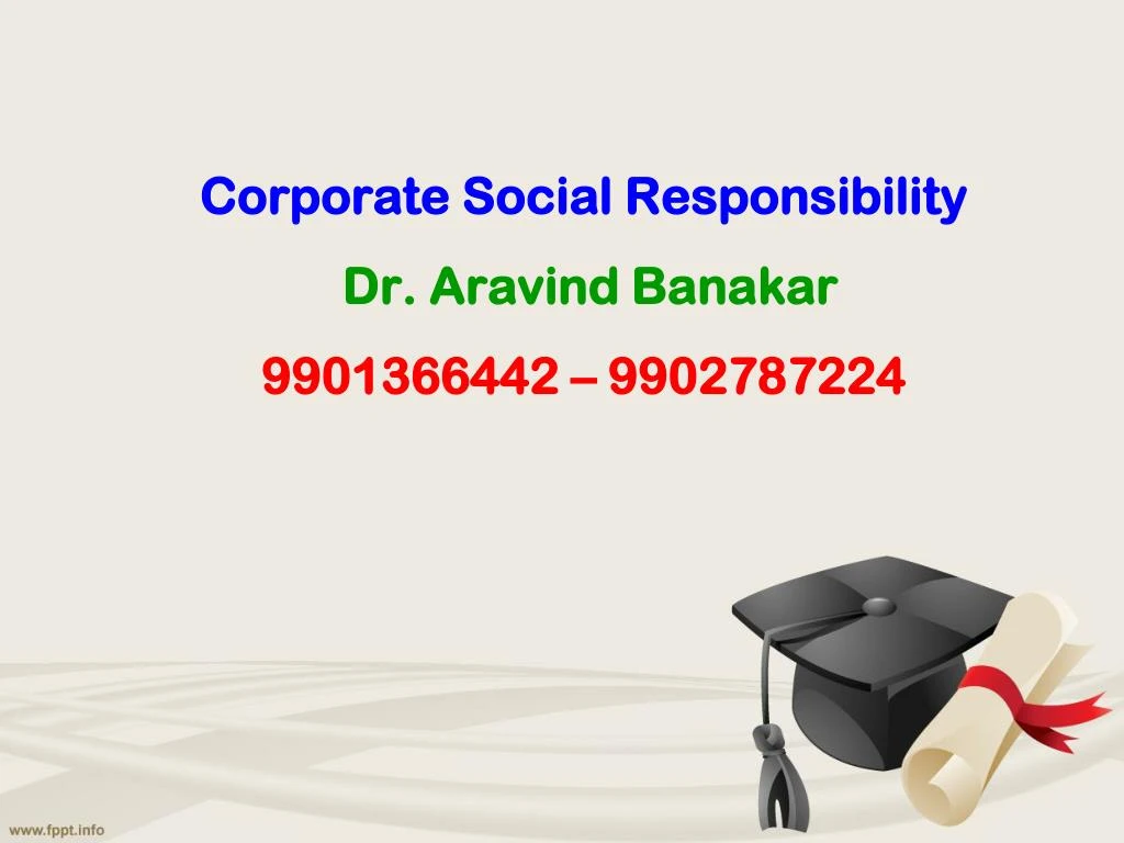corporate social responsibility dr aravind banakar 9901366442 9902787224