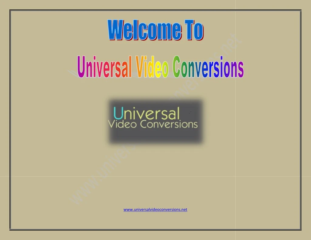www universalvideoconversions net