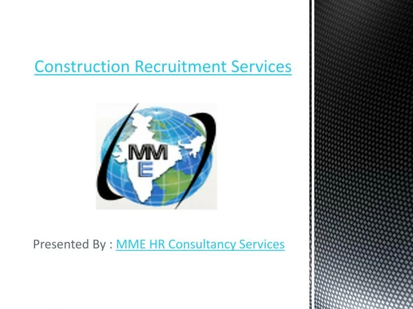 Construction Recruitment