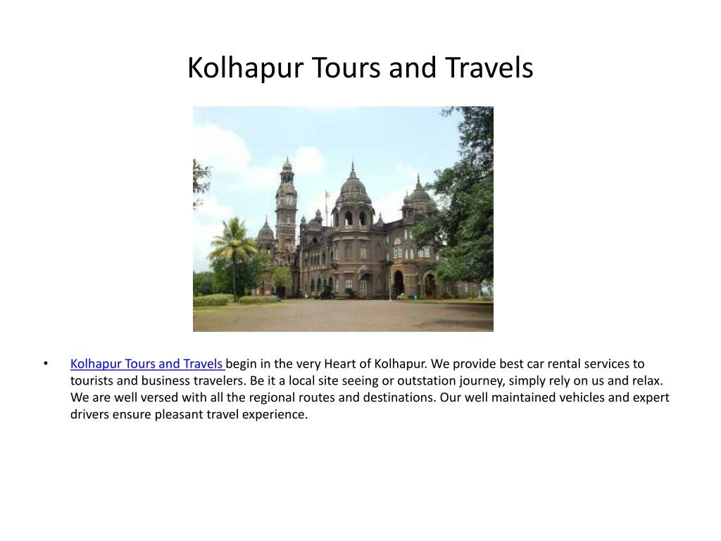 kolhapur tours and travels