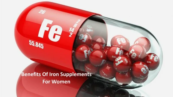 Benefits Of Iron Supplements For Women