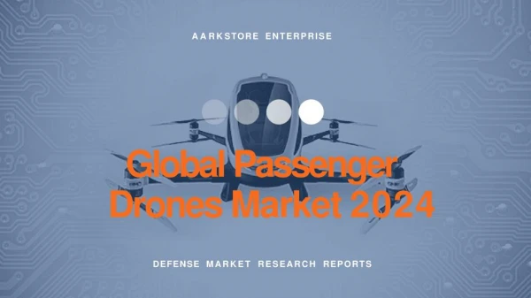 Passenger Drones Market Size, Share and Industry Forecast 2024