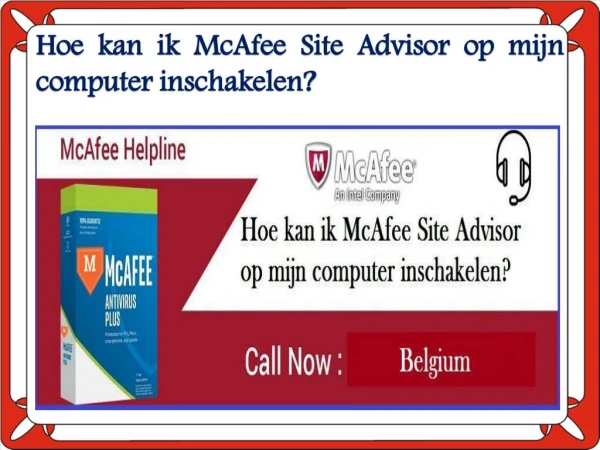Hoe kan ik McAfee Site Advisor op mijn computer inschakelen?