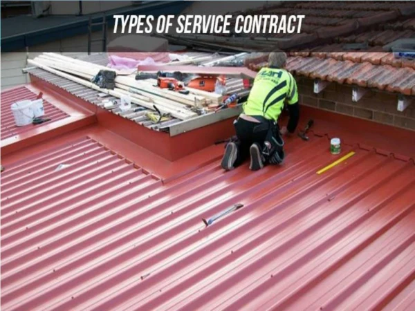 Types Of Service Contract