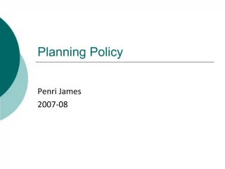 Planning Policy - slide 1