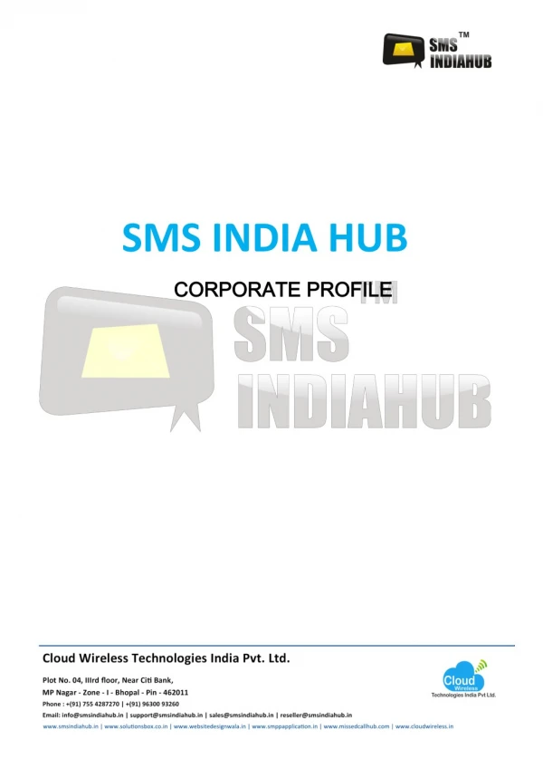 SMSIndiaHub- Bulk SMS Service Provider in India