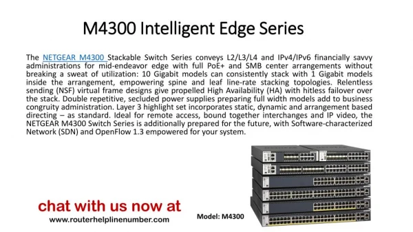 M4300 Intelligent Edge Series