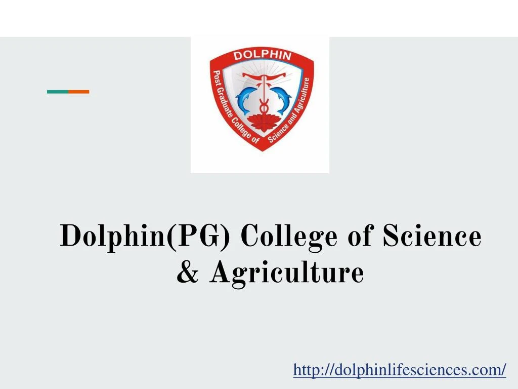 dolphin pg college of science agriculture