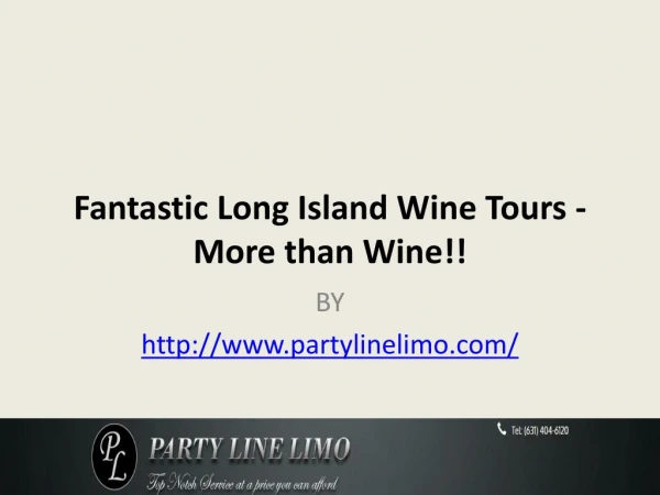 Fantastic Long Island Wine Tours - More than Wine!!