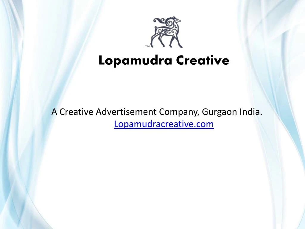 lopamudra creative a creative advertisement