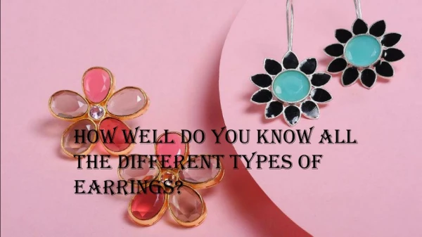 Different types of Sterling Silver Gemstone Earrings