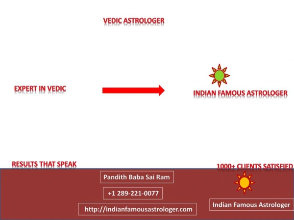 Indian Famous Astrologer – Court Cases Consultant in Canada