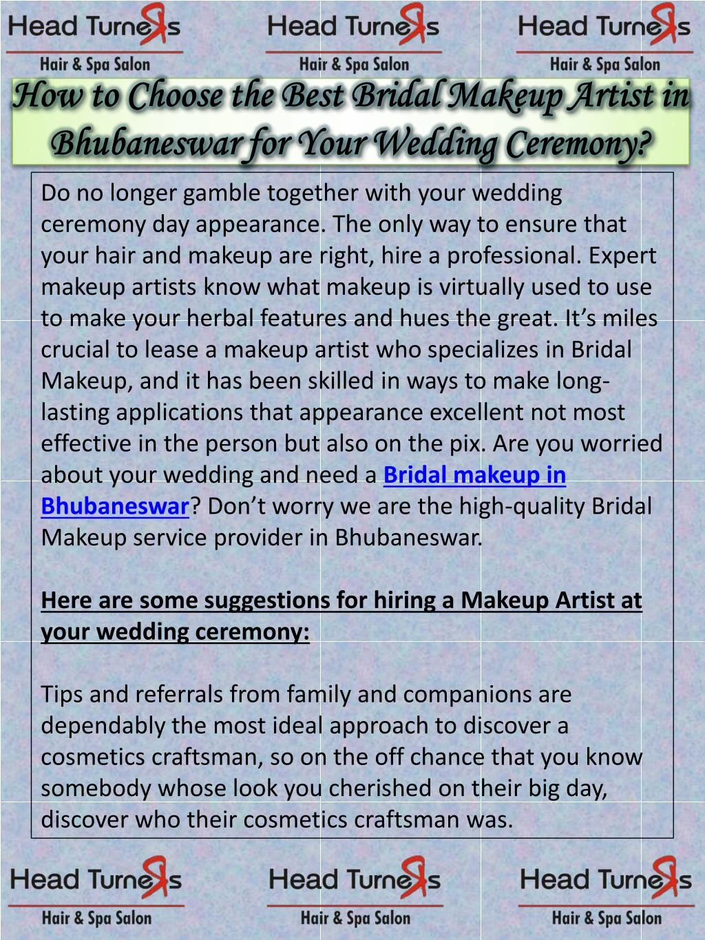 how to choose the best bridal makeup artist in bhubaneswar for your wedding ceremony