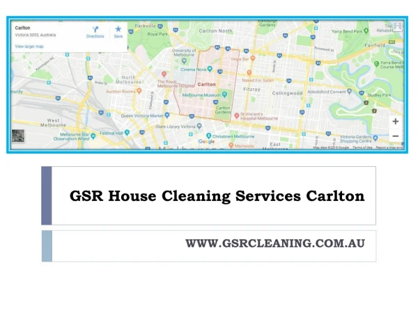 GSR House Cleaning Services Carlton