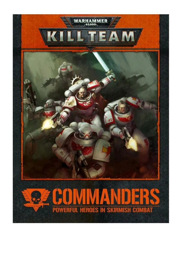 [PDF] KILL TEAM: COMMANDERS Enhanced Edition by Games Workshop