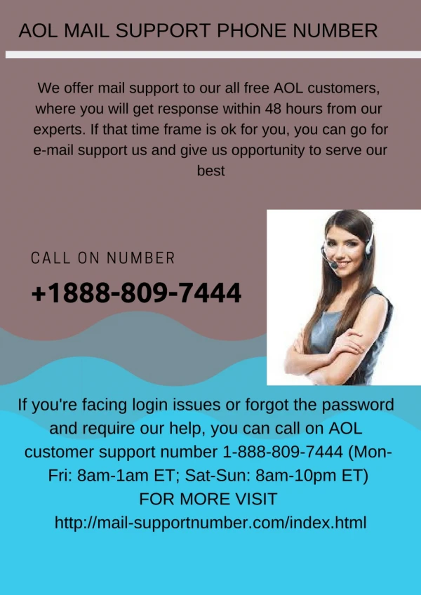 Call Aol mail support phone number 1888-809-7444 to recover mail password.