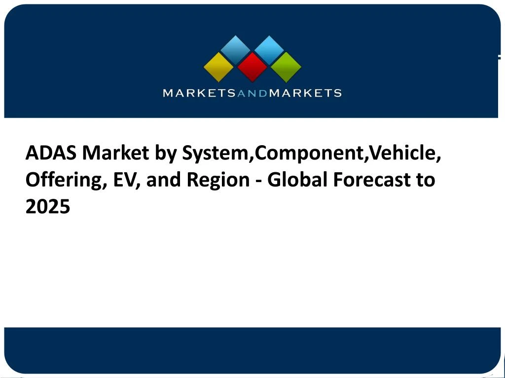 adas market by system component vehicle offering