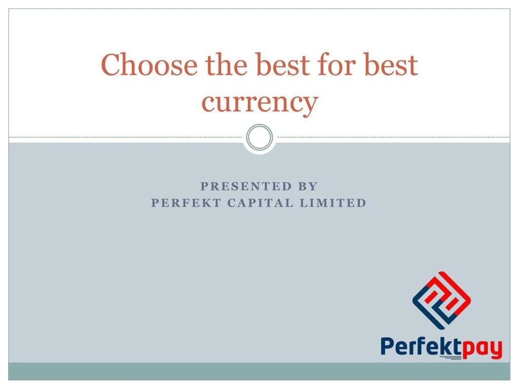 choose the best for best currency