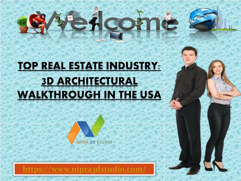 top real estate industry 3 d architectural