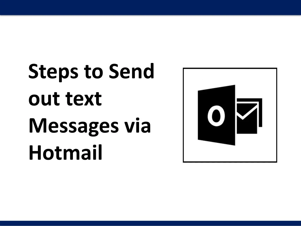 steps to send out text messages via hotmail